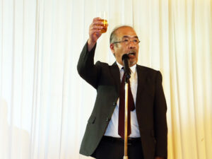 乾杯 藤井社長